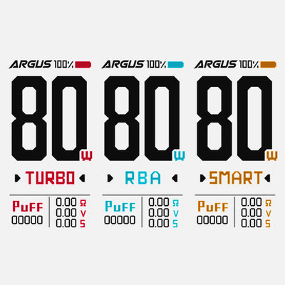 3 Customisable Vaping Modes 