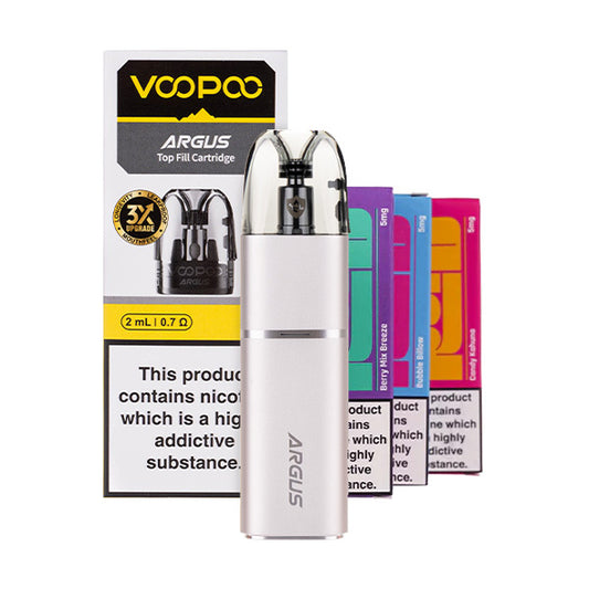 Argus G3 Mini Vape Bundle | 20% Off - Incl. Pods + 3 RAD E-liquids Argus G3 Mini Vape Bundle | 20% Off - Incl. Pods + 3 RAD E-liquids