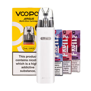 VooPoo Argus G4 Mini Pod Kit Bundle - Silver