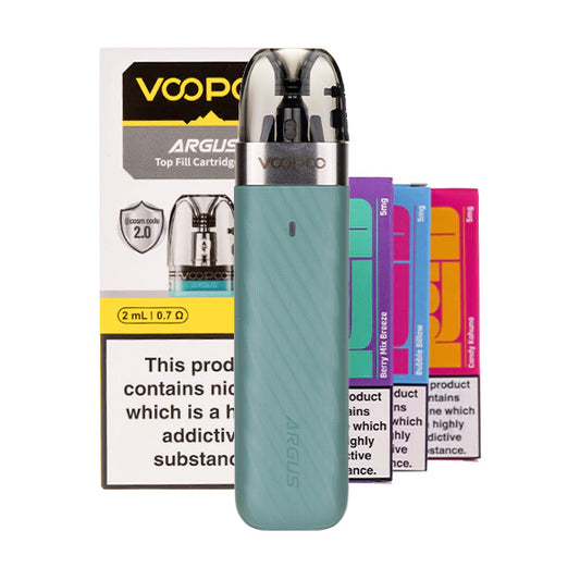 VooPoo Argus Z2 Pod Kit Bundle - Moss Green