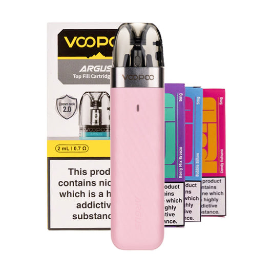 VooPoo Argus Z2 Pod Kit Bundle - Rose Pink