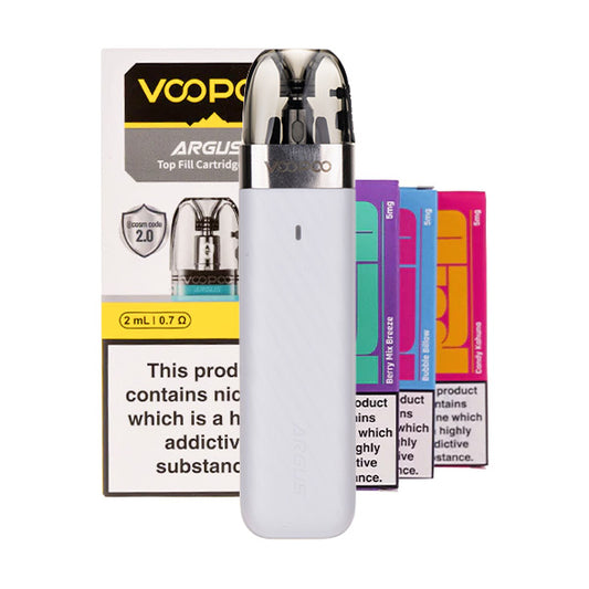  VooPoo Argus Z2 Pod Kit Bundle - Shell White