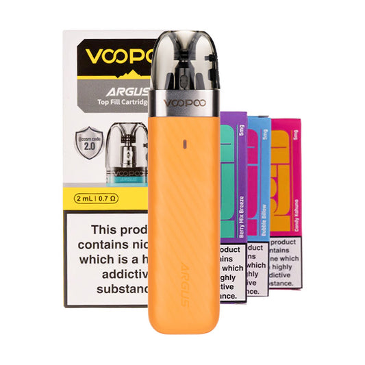 VooPoo Argus Z2 Pod Kit Bundle - Sunlight Orange