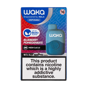 Waka soPro 600 Disposable in Blueberry Pomegranate