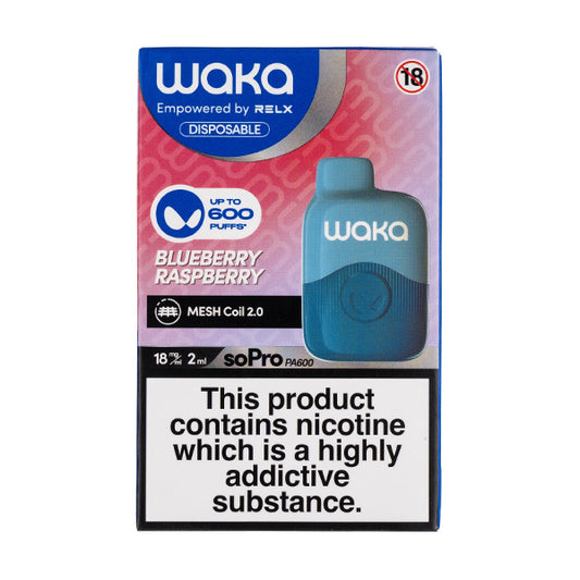 Waka soPro 600 Disposable in Blueberry Raspberry