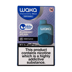 Waka soPro 600 Disposable in Blueberry Splash