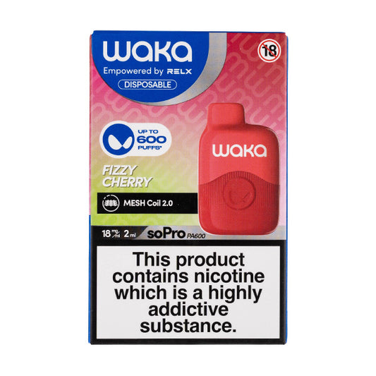 Waka soPro 600 Disposable in Fizzy Cherry