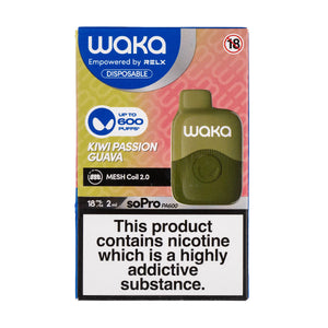 Waka soPro 600 Disposable in Kiwi Passion Guava