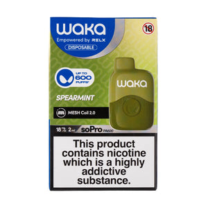Waka soPro 600 Disposable in Spearmint
