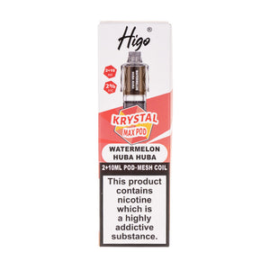 Watermelon Huba Huba Krystal Max Prefilled Pod + Refill by Higo