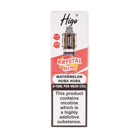 Watermelon Huba Huba Krystal Max Prefilled Pod + Refill by Higo