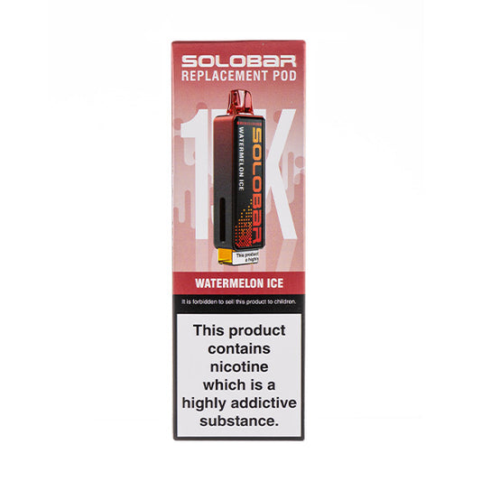 Watermelon Ice Boost 15K Prefilled Pod + Refill by Solobar