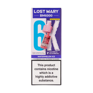 Watermelon Ice BM6000 Prefilled Pod + Refill by Lost Mary