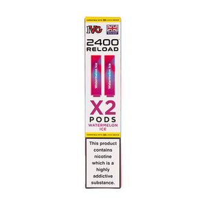 Watermelon Ice IVG 2400 Reload Replacement Pods - 2 Pack