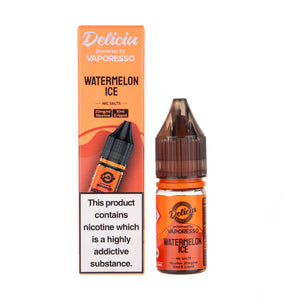 Watermelon Ice Nic Salt E-Liquid by Deliciu V2