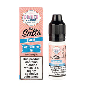 Dinner Lady Nic Salt E-Liquid - Watermelon Ice
