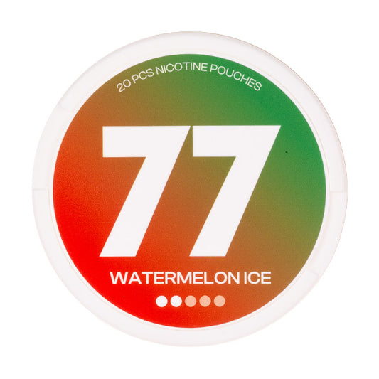 Watermelon Ice Nicotine Pouches by 77