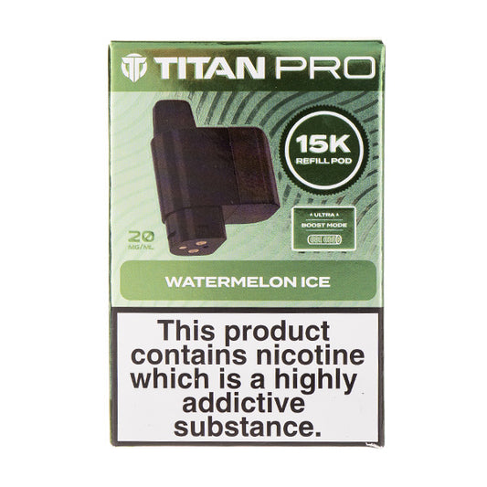 Watermelon Ice Pro 15K Prefilled Pod + Refill by Titan