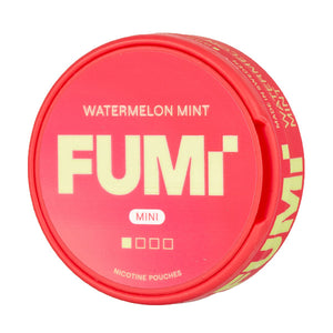 Watermelon Mint Mini Nicotine Pouches by Fumi