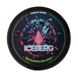 Watermelon Mint Nicotine Capsule Pouches by Iceberg
