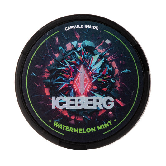 Watermelon Mint Nicotine Capsule Pouches by Iceberg