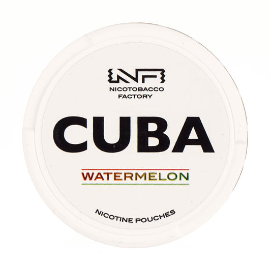 Watermelon Nicotine Pouches by Cuba White