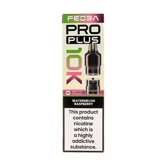 Watermelon Raspberry Plus 10K Prefilled Pod + Refill by Feoba