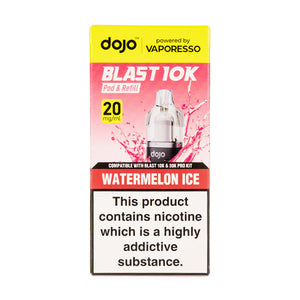 Watermelon Ice Dojo Blast 10K Prefilled Pod + Refill by Vaporesso