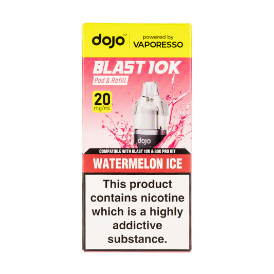 Watermelon Ice Dojo Blast 10K Prefilled Pod + Refill by Vaporesso