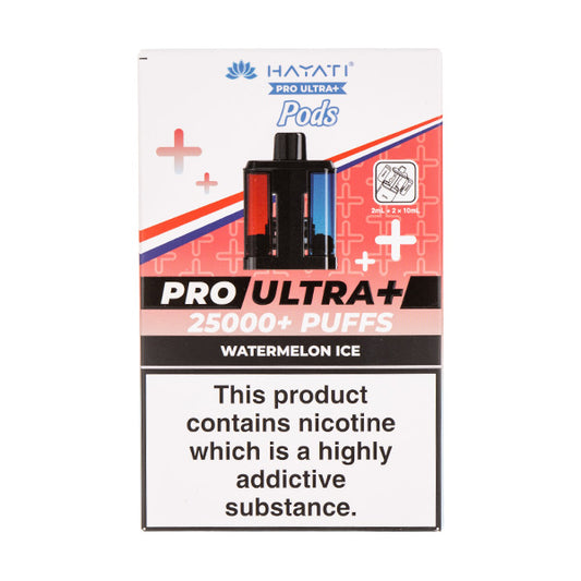 Watermelon Ice Pro Ultra Plus 25k Prefilled Pod + Refill by Hayati