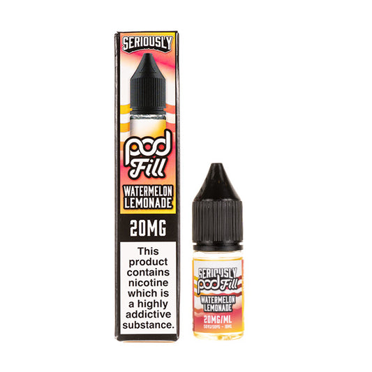 Watermelon Lemonade Nic Salt E-Liquid by Seriously Pod Fill