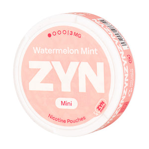 Watermelon Mint Mini Nicotine Pouches by Zyn