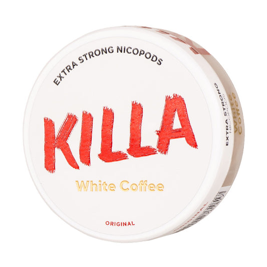 White Coffee Nicotine Pouches by Killa