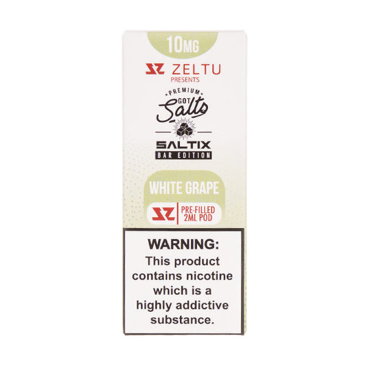 White Grape X3 Got Salts Saltix Prefilled Pods by Zeltu - 10mg