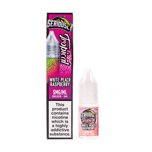 Seriously Tropical White Peach Raspberry Nic Salt E-Liquid Seriously Tropical White Peach Raspberry Nic Salt E-Liquid
