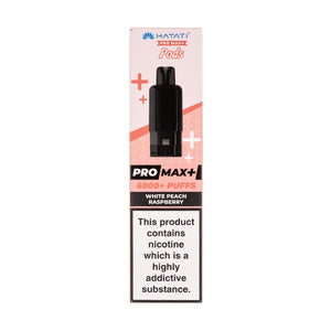 White Peach Raspberry Pro Max Plus Prefilled Pod + Refill by Hayati