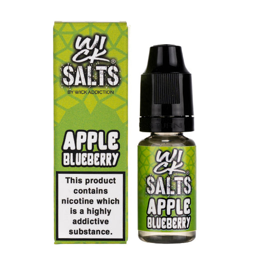 Wick Salts Apple Blueberry Nic Salt E-Liquid by Wick Addiction