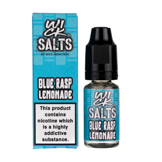 Wick Salts Blue Rasp Lemonade Nic Salt E-Liquid by Wick Addiction