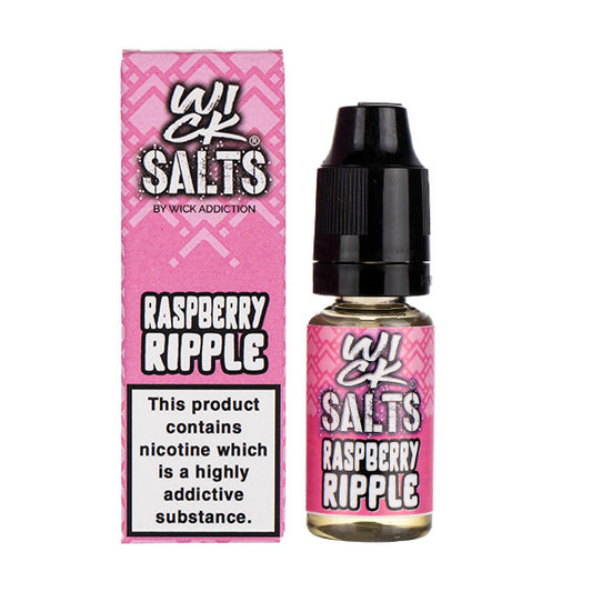 Wick Salts Raspberry Ripple Nic Salt E-Liquid by Wick Addiction