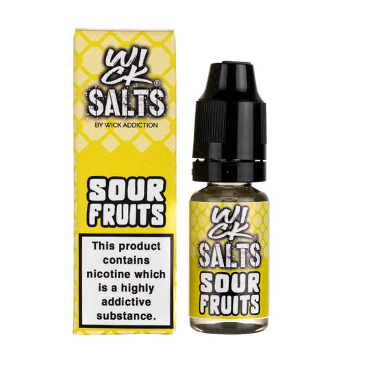 Wick Salts Sour Fruits Nic Salt E-Liquid by Wick Addiction