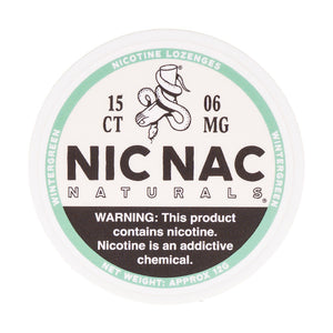 Wintergreen Nicotine Lozenges by Nic Nac Naturals 6mg