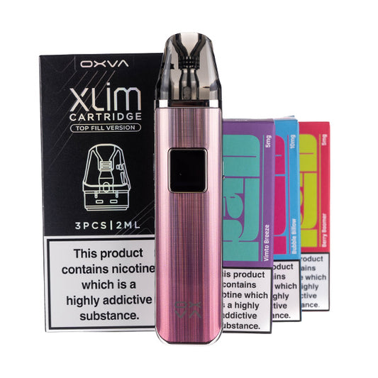 OXVA Xlim Pro Pod Kit Bundle - Gleamy Pink