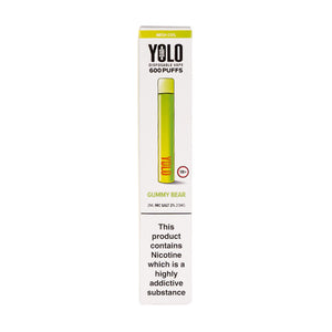 Yolo Bar M600 Disposable Vape in Gummy Bear (Boxed)