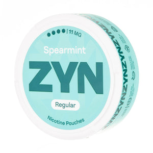 Spearmint X-Strong Nicotine Pouches by Zyn