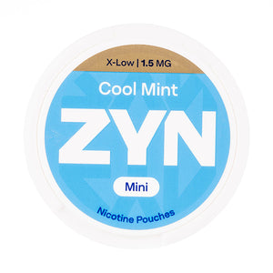 Cool Mint Mini X-Low Nicotine Pouches by Zyn