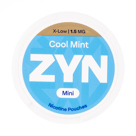 Cool Mint Mini X-Low Nicotine Pouches by Zyn