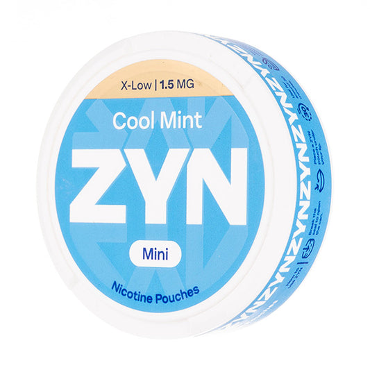 Cool Mint Mini X-Low Nicotine Pouches by Zyn (20 Pouch Can)