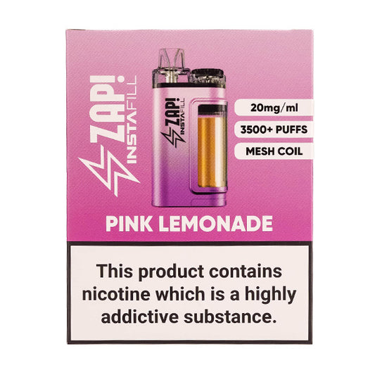 Zap Instafill 3500 Disposable Vape Kit Pink Lemonade
