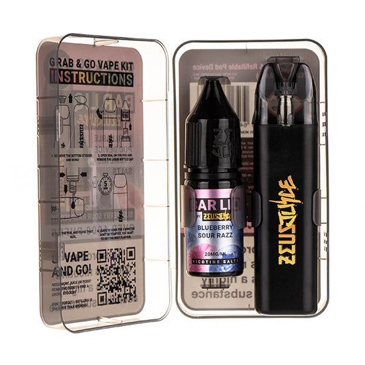 Zeus Juice Grab & Go Pod Kit open box