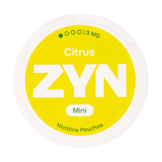Citrus Mini Medium 3mg Nicotine Pouches by Zyn